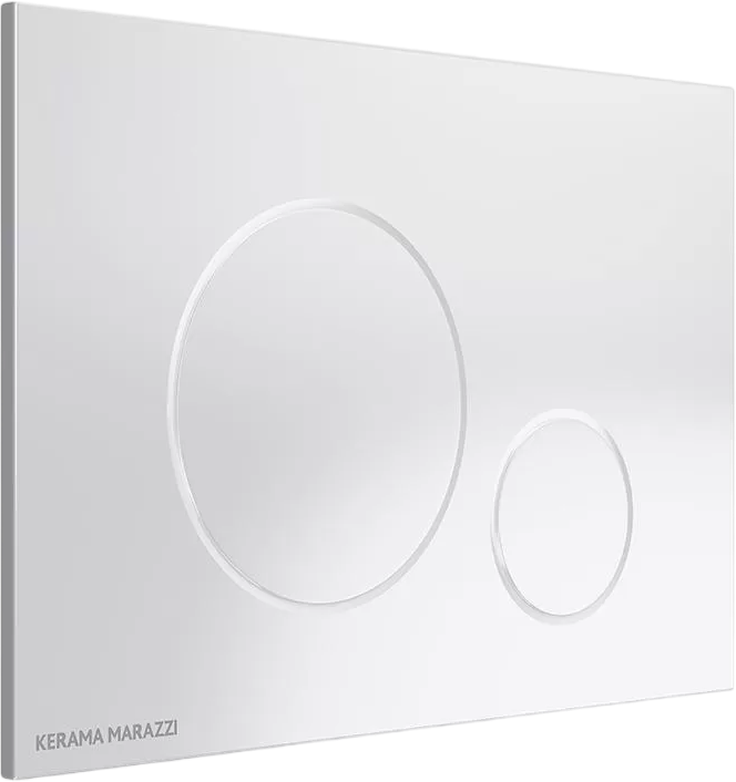 Комплект Унитаз подвесной KERAMA MARAZZI Modula MO.wc.02 безободковый, с микролифтом, глянцевый белый + Инсталляция + Кнопка FPR.A.WHT белый глянец