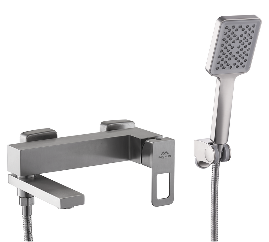 Смеситель для ванны с душем Fashun A53117 сатин
