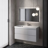 Тумба под раковину для ванной AQUAme S1 100 белая