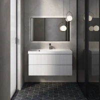 Тумба под раковину для ванной AQUAme S1 100 белая