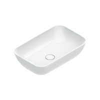 Накладная раковина Catalano Green 0422610001 38 глянцевая белая, прямоугольная