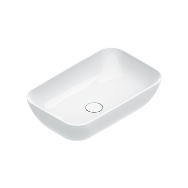 Накладная раковина Catalano Green 0422610001 38 глянцевая белая, прямоугольная