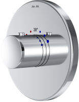 Термостатический смеситель встраиваемый AM.PM Like F8075500 С ВНУТРЕННЕЙ ЧАСТЬЮ, хром