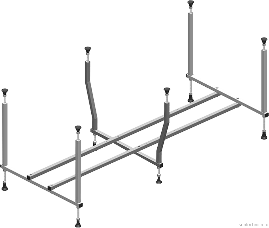 Акриловая ванна Alex Baitler Michigan 180x70 см, встраиваемая, белая, с экраном