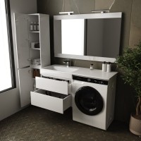 Мебель для ванной комнаты Style Line Даллас 130 Люкс Plus подвесная L
