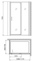 Душевой уголок Gemy Sunny Bay S28191C-A70