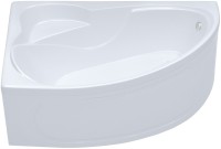 Акриловая ванна Triton Николь R 160x100 см, угловая, правая, пристенная, белая, асимметричная, с каркасом, с сиденьем