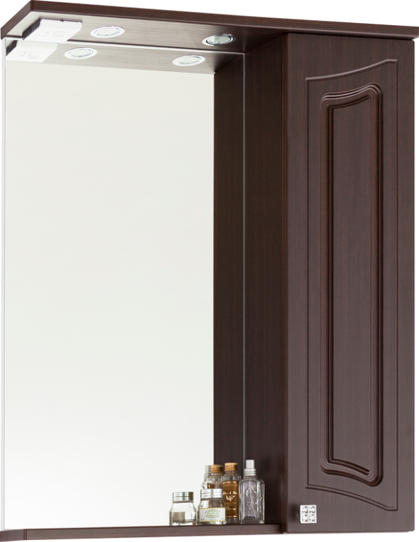 Зеркало Vod-Ok Адам R 65 венге