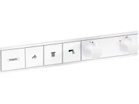 Термостатический смеситель встраиваемый Hansgrohe RainSelect 15381700 С ВНУТРЕННЕЙ ЧАСТЬЮ, матовый белый