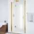 Душевая дверь в нишу Vegas Glass AFP 110 09 10 L вход 63 см, профиль золото, стекло сатин