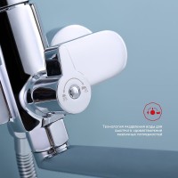 Смеситель с длинным изливом для ванны Raglo R03.22 хром