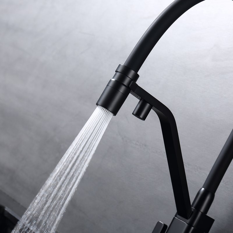 Смеситель для кухни с подключением фильтра Raglo R85.62.06, черный