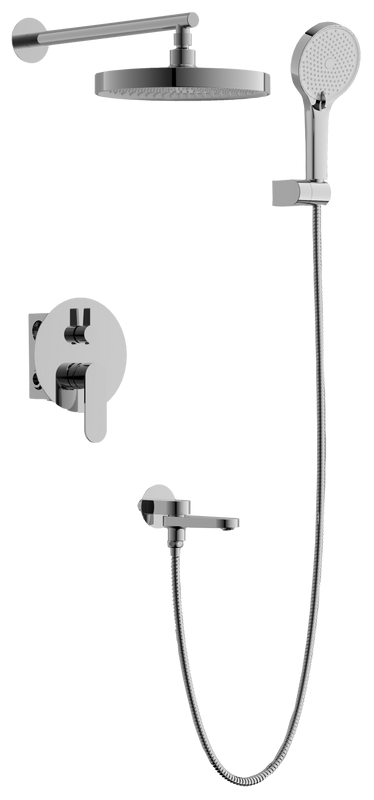 Душевой комплект BELZ B713 B80713 С ВНУТРЕННЕЙ ЧАСТЬЮ, хром
