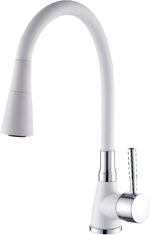 Комплект Мойка Omoikiri Tedori 57 белая + Смеситель Potato P284 P36284-7 белый