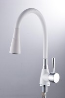 Комплект Мойка Omoikiri Tedori 57 белая + Смеситель Potato P284 P36284-7 белый