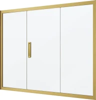 Шторка на ванну Kubele DE019 P3-MAT-BR 170х150 см, профиль бронза Шторка на ванну Kubele DE019 P3-MAT-BR 170х150 см, профиль бронза