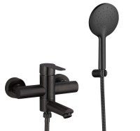 Смеситель для ванны с душем Fmark FS8304H черный