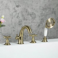 Смеситель на борт ванны Gappo G1189-4 бронза Смеситель на борт ванны Gappo G1189-4 бронза