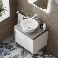 Тумба под раковину без столешницы KERAMA MARAZZI Modula 60 подвесная, глянцевая белая