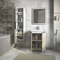 Мебель для ванной комнаты Vigo Yuma 60 напольная, 2 дверцы, дуб давос