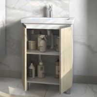 Мебель для ванной комнаты Vigo Yuma 60 напольная, 2 дверцы, дуб давос