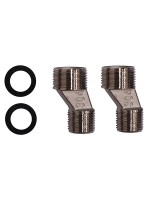 Душевая стойка AZARIO Alanti AZ-K2332-1B черная матовая