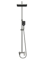 Душевая стойка BelBagno Due DUE-VSCM-GM оружейная сталь