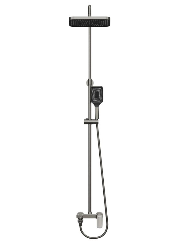 Душевая стойка BelBagno Due DUE-VSCM-GM оружейная сталь