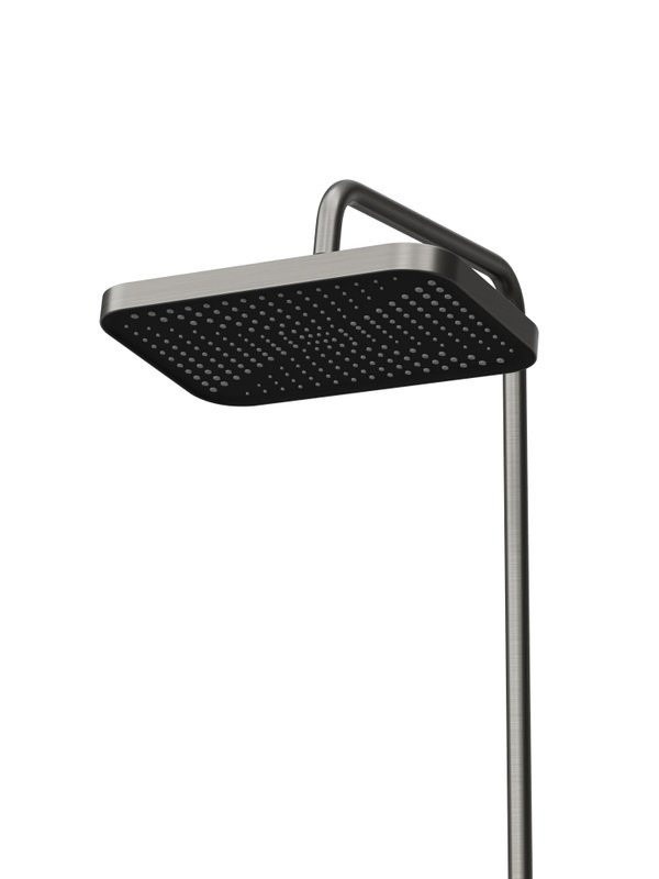 Душевая стойка BelBagno Due DUE-VSCM-GM оружейная сталь