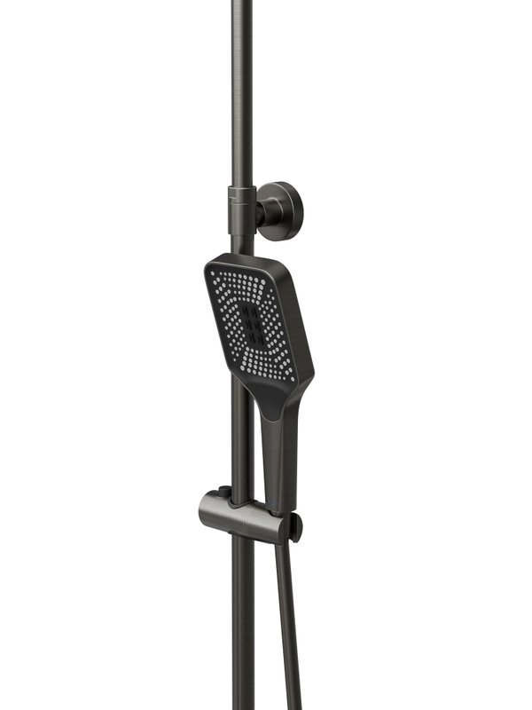 Душевая стойка BelBagno Due DUE-VSCM-GM оружейная сталь