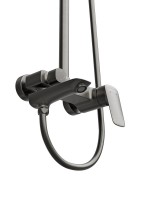 Душевая стойка BelBagno Due DUE-VSCM-GM оружейная сталь