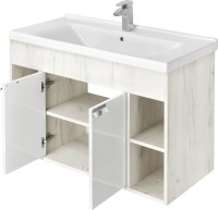 Тумба с раковиной AQUATON Флай 100 дуб крафт