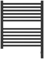 Полотенцесушитель электрический Сунержа Модус 3.1 31-5901-6050 70x55 см, подключение справа, матовый черный, лесенка