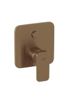 Встраиваемый смеситель для душа и ванны Kludi Renon 42759N175 С ВНУТРЕННЕЙ ЧАСТЬЮ, брашированная бронза PVD