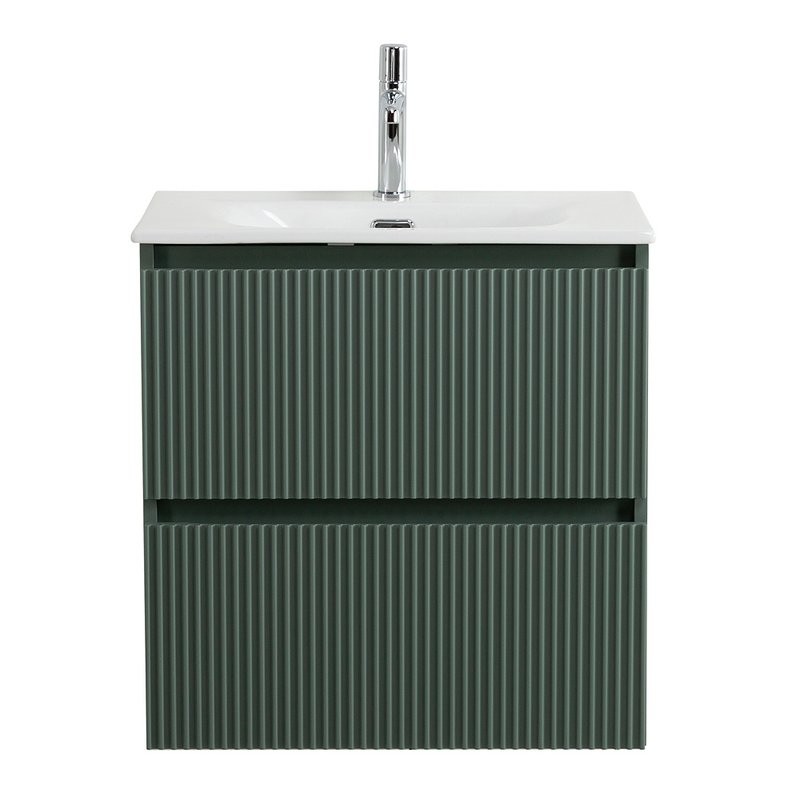 Тумба с раковиной BelBagno Uno 70 подвесная, 2 ящика, матовая еловая