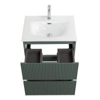 Тумба с раковиной BelBagno Uno 70 подвесная, 2 ящика, матовая еловая