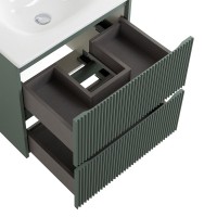 Тумба с раковиной BelBagno Uno 70 подвесная, 2 ящика, матовая еловая