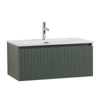 Мебель для ванной комнаты BelBagno Uno 80 подвесная, 1 ящик, матовая еловая