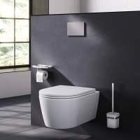 Кнопка смыва для унитаза AM.PM Pro S I047031 пластик, цвет матовый никель Кнопка смыва для унитаза AM.PM Pro S I047031 пластик, цвет матовый никель