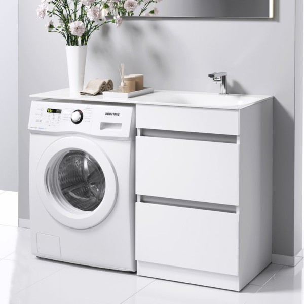 Тумба с раковиной Aqwella Forma 2 ящика R