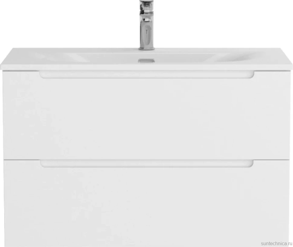Тумба с раковиной BelBagno Etna 90 bianco lucido, раковина BB-8099-90