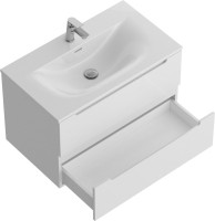 Тумба с раковиной BelBagno Etna 90 bianco lucido, раковина BB-8099-90