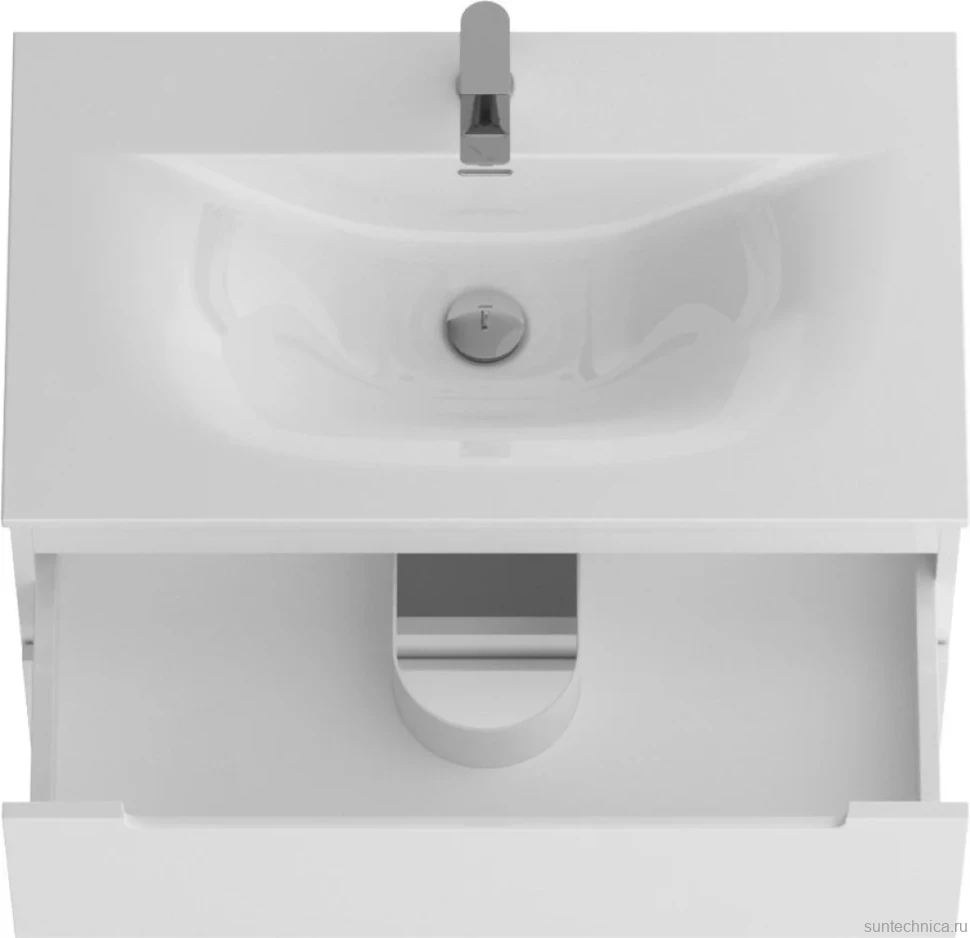 Тумба с раковиной BelBagno Etna 90 bianco lucido, раковина BB-8099-90