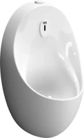 Писсуар подвесной VitrA Arkitekt 5999B003-5555 сенсорный, глянцевый белый, с сифоном, безободковый, со смывным механизмом