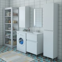 Тумба с раковиной Эстет Dallas Luxe 100 R напольная, 2 ящика