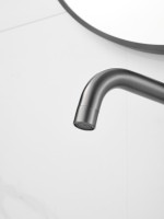 Смеситель для раковины Haiba HB10825-3 оружейная сталь