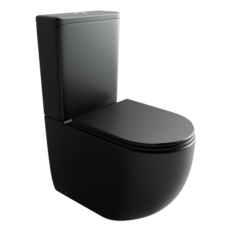 Унитаз-компакт напольный Ceramicanova Metropol CN4001TMB смыв торнадо, матовый черный