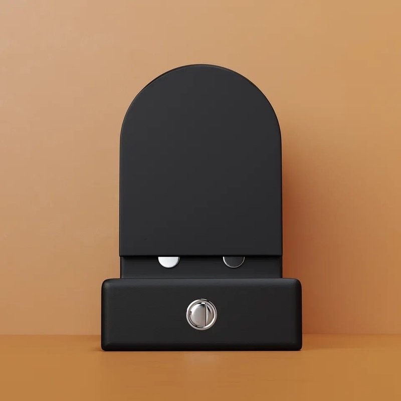 Унитаз-компакт напольный Ceramicanova Metropol CN4001TMB смыв торнадо, матовый черный