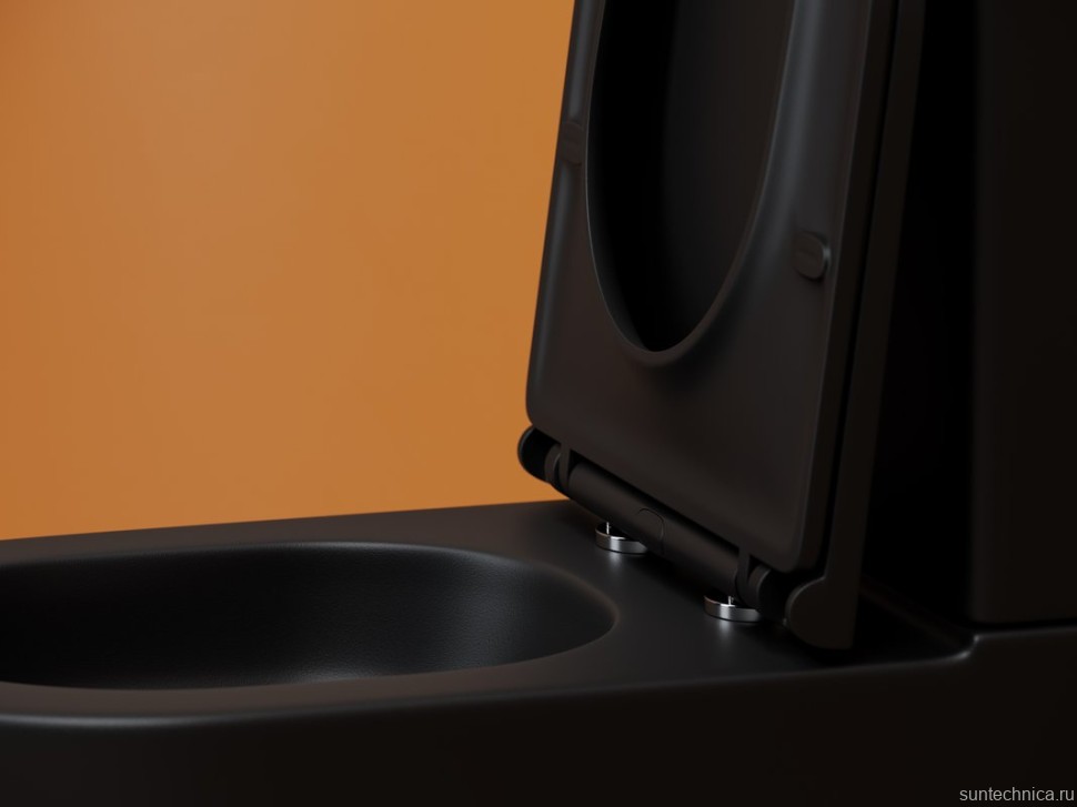 Унитаз-компакт напольный Ceramicanova Metropol CN4001TMB смыв торнадо, матовый черный