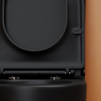 Унитаз-компакт напольный Ceramicanova Metropol CN4001TMB смыв торнадо, матовый черный